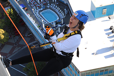 Going Over the Edge for Duke Children's!