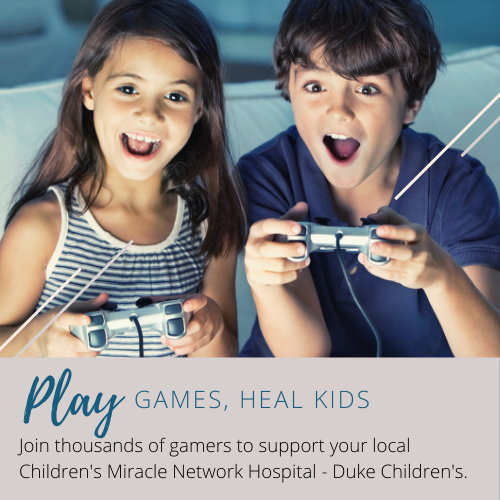 Play games, heal kids