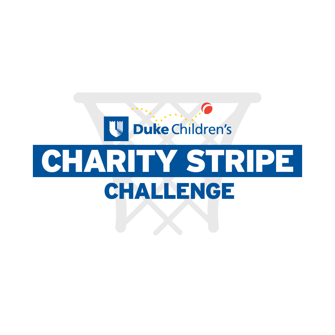 The Duke Children's Charity Stripe Challenge Logo