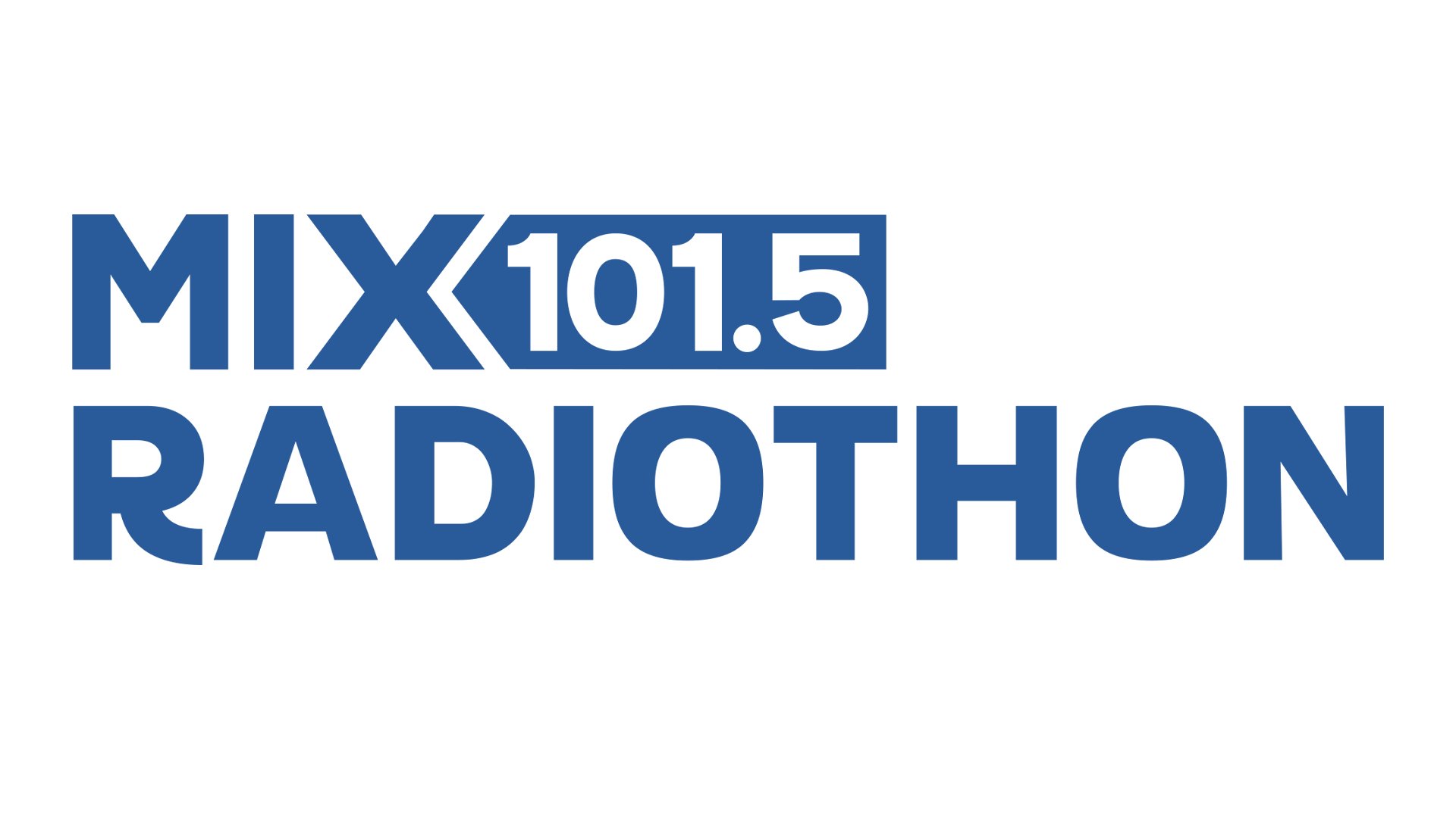 MIX 101.5 Radiothon Logo