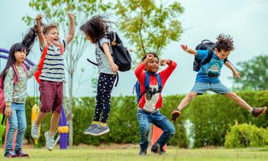 Kids in a park