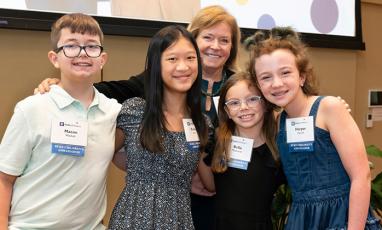 Dr. Ann Reed and our 2024-2025 Duke Children's Champion Ambassadors