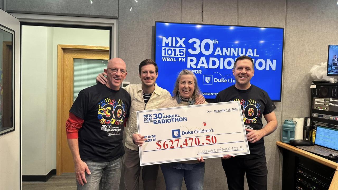 2024 Radiothon Check Presentation